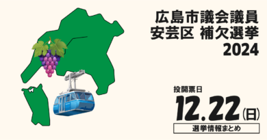 安芸区の広島市議会議員補欠選挙の候補者って誰？選挙情報まとめ【広島市議補選安芸区2024】